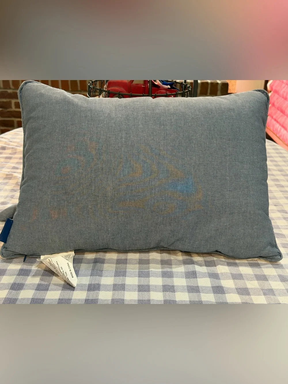 Patriotic Gnome Holiday Pillow Cover – Red, White & Blue